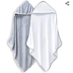 Bamboo Queen 2 Pack Bamboo Baby Bath Towels. New.